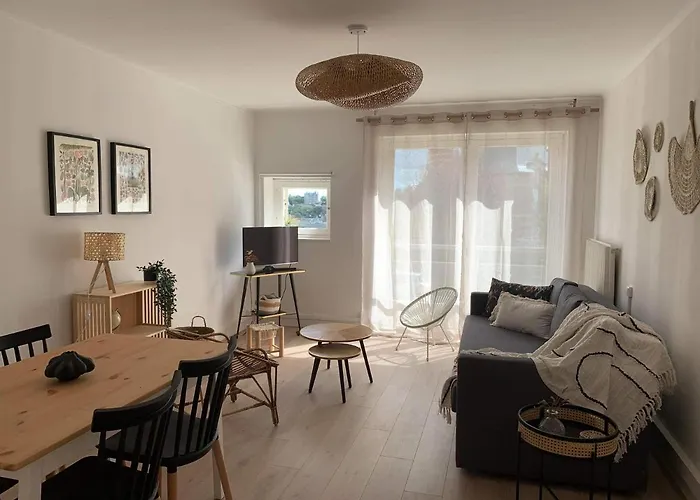 Appartement 40M2 Vue Sur Mer Acces Direct Plage Et Parking Prive